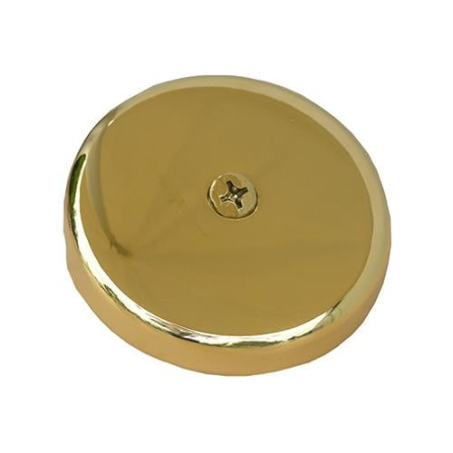 Danco Two Hole Tub Overflow Plate Polished Brass 80879 